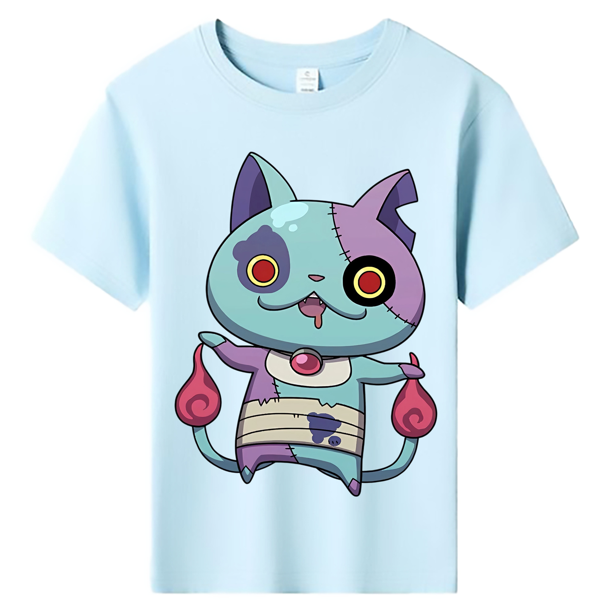 （画像用） 妖怪ウォッチ Yo-kai Watch 綿100％キッズTシャツ（フロントプリント）
